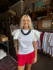 Flutter Ruffle Sleeve Top