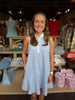 Baby Blue Gingham Knit Mini Dress