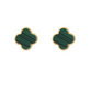 Green Clover Earrings